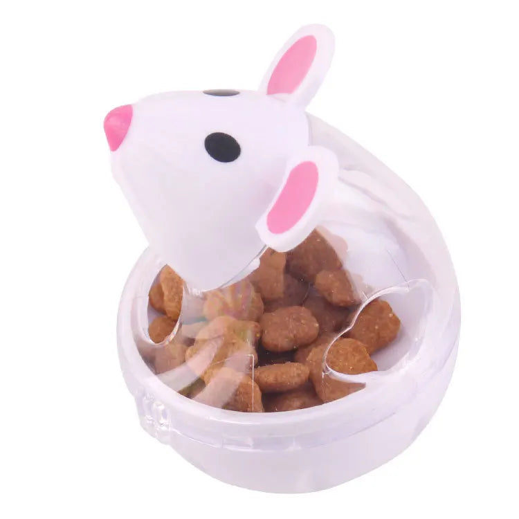 Balle distributrice de croquettes pour chat — culbuto souris – photo 7
