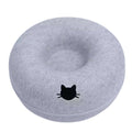 Lit tunnel pour chat en feutre — panier donut 2 en 1, 50 ou 60 cm – photo 10