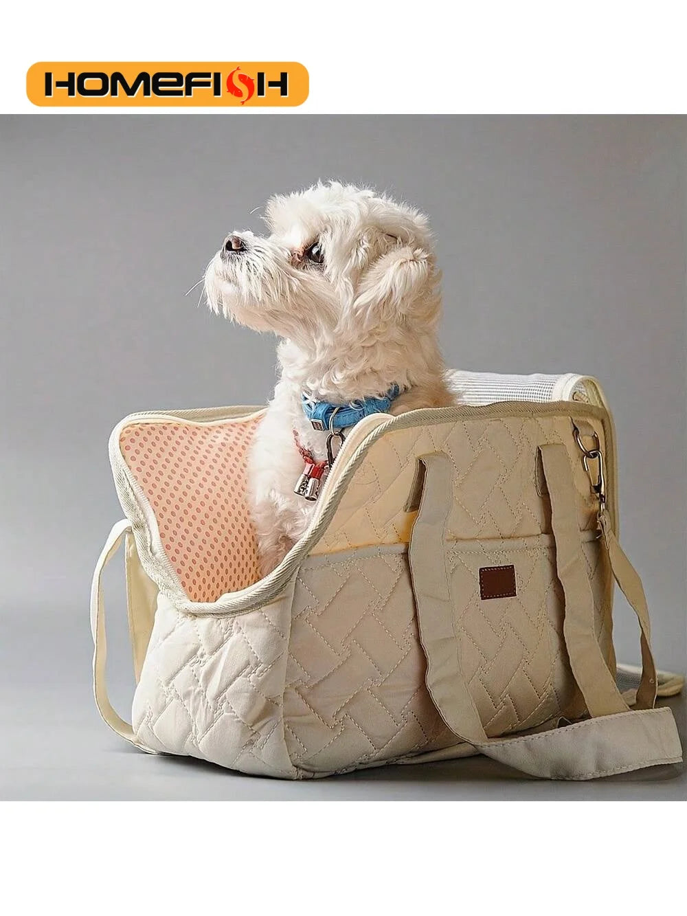 Sac cabas de transport pour chat en toile — respirant, zippé, S ou L – photo 3