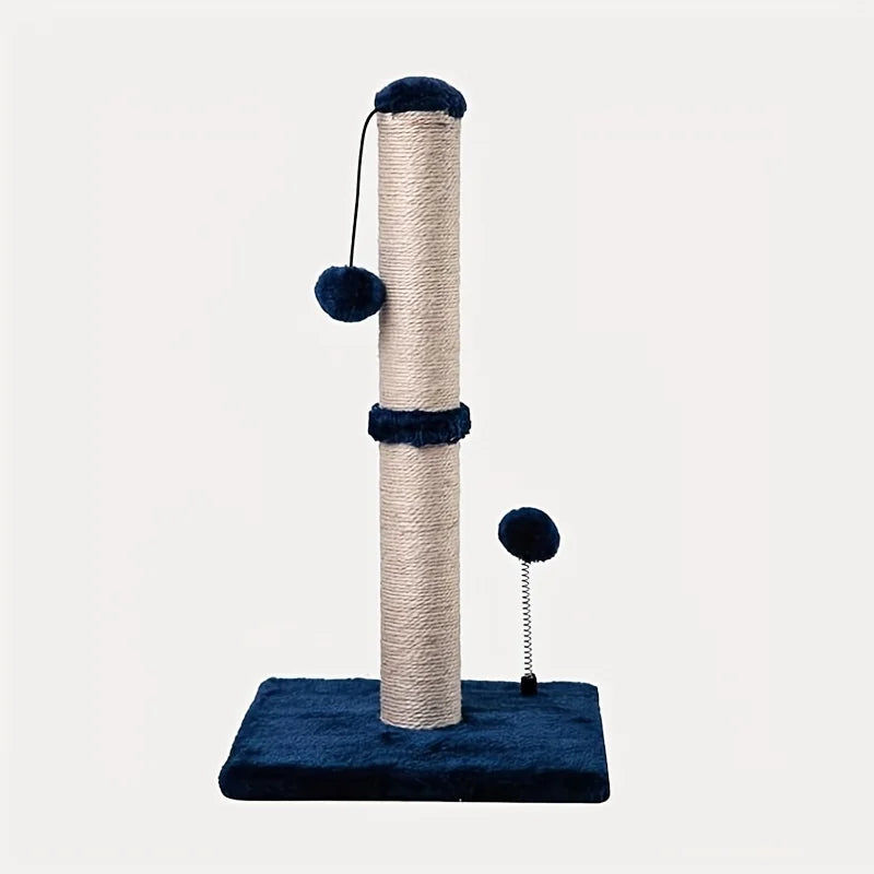 Griffoir colonne pour chat en sisal avec balle suspendue — 2 tailles – photo 6