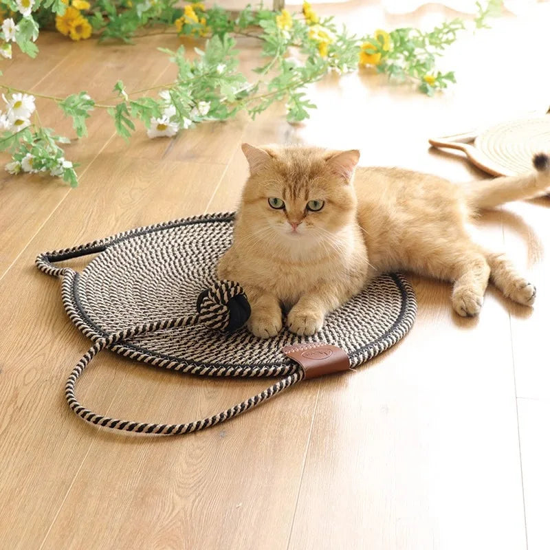 Tapis griffoir pour chat en corde de coton — 42 ou 50 cm – photo 3