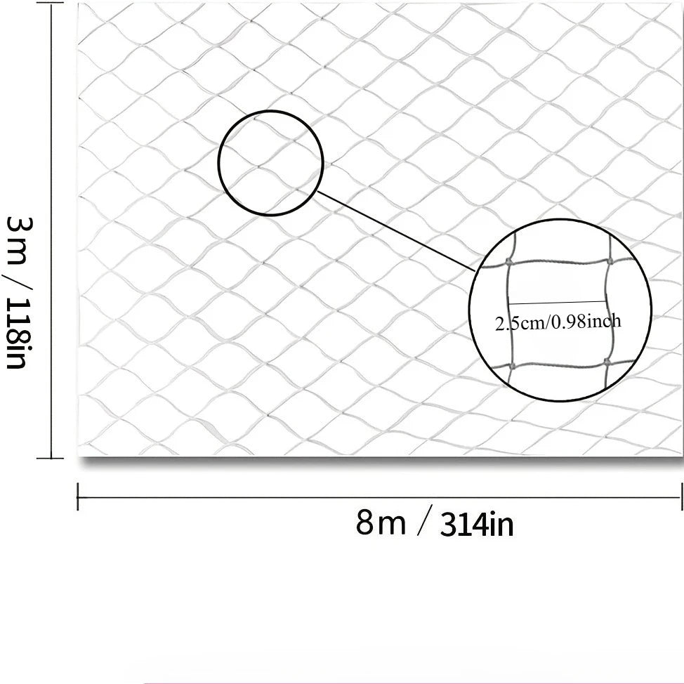 Filet de protection transparent pour chat — balcon et escalier – photo 6