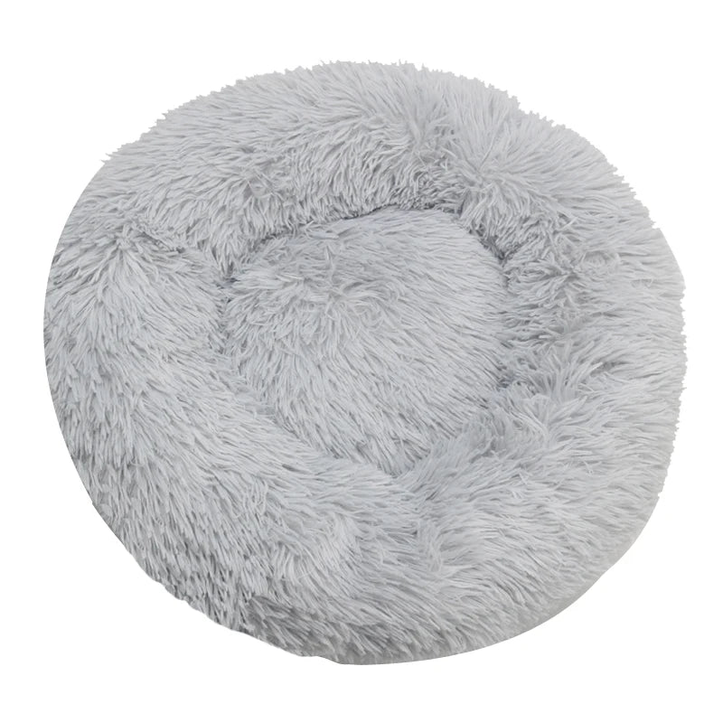 Lit rond pour chat en peluche — panier douillet lavable – photo 19