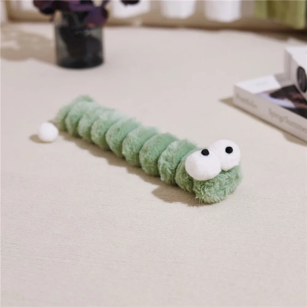 Jouet chenille pour chat à l'herbe à chat — coussin à mordiller – photo 9