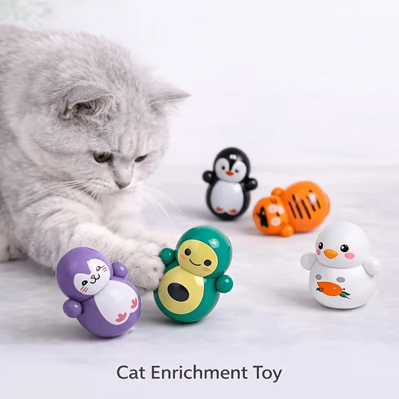 Jouets roulants pour chat sans pile — lot de 10 modèles assortis – photo 3