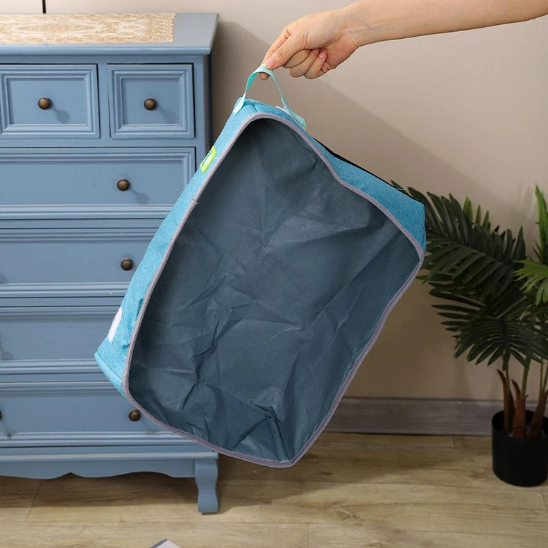 Bac à litière pour chat pliable semi-ouvert — tissu Oxford imperméable – photo 6