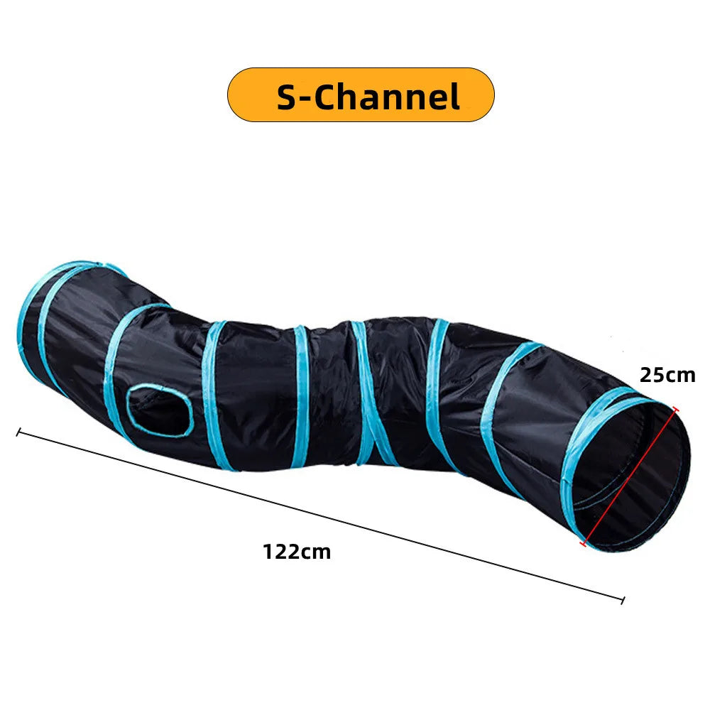 Tunnel pour chat pliable bruissant — en S, T, Y ou long – photo 13