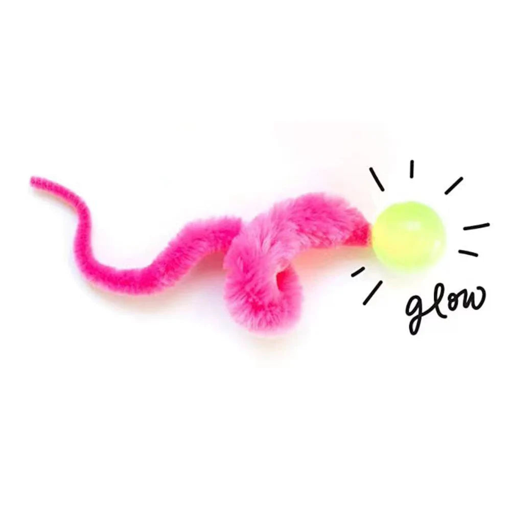 Jouet chenille pour chat en fausse fourrure — balle rebondissante – photo 5