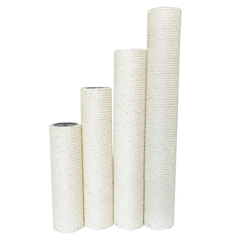 Poteau griffoir en sisal de rechange pour arbre à chat — 12,5 à 50 cm