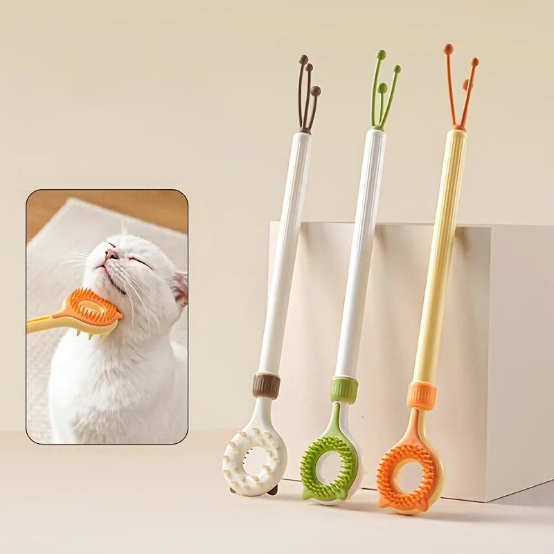 Canne pour chat 2 en 1 rétractable — embout double face, 3 coloris
