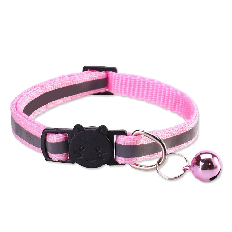 Collier pour chat réfléchissant avec grelot — boucle détachable – photo 14