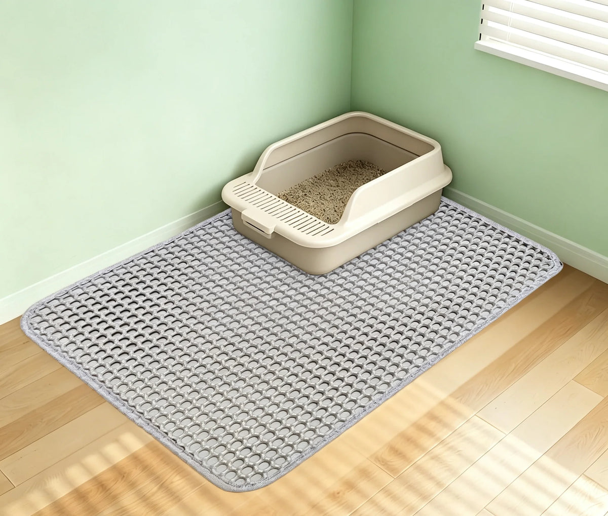 Tapis de litière pour chat en EVA — 60 x 45 ou 90 x 60 cm – photo 3