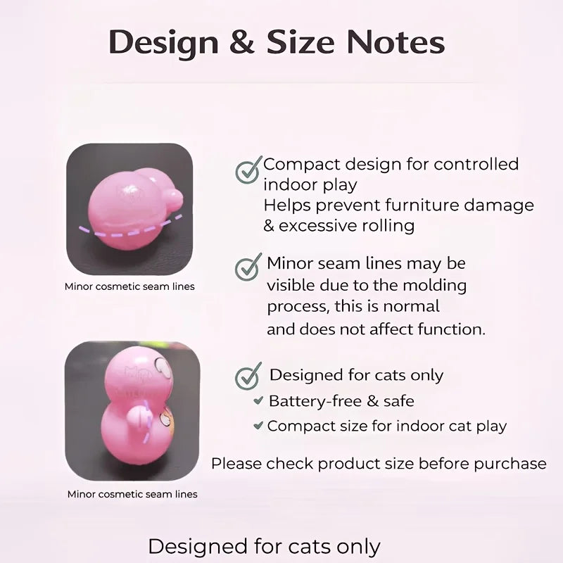 Jouets roulants pour chat sans pile — lot de 10 modèles assortis – photo 2