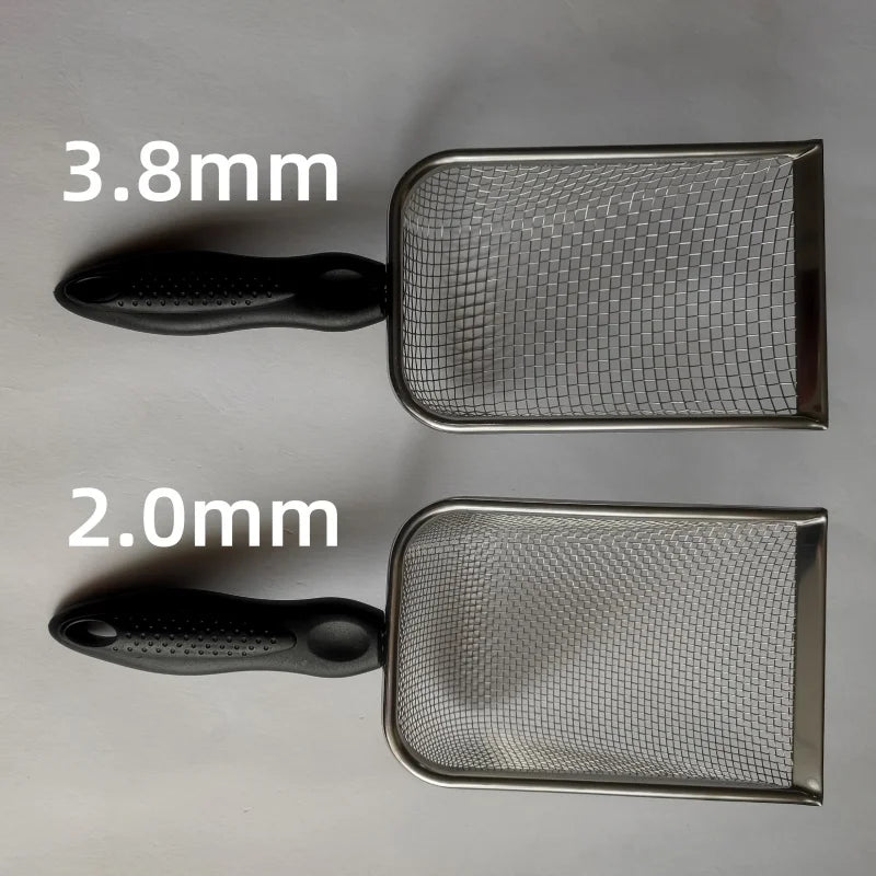 Pelle à litière pour chat en inox à mailles fines — de 2 à 5 mm – photo 8