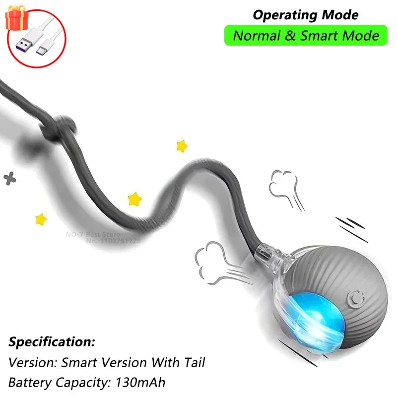 Balle interactive pour chat à roulement automatique — rechargeable – photo 24