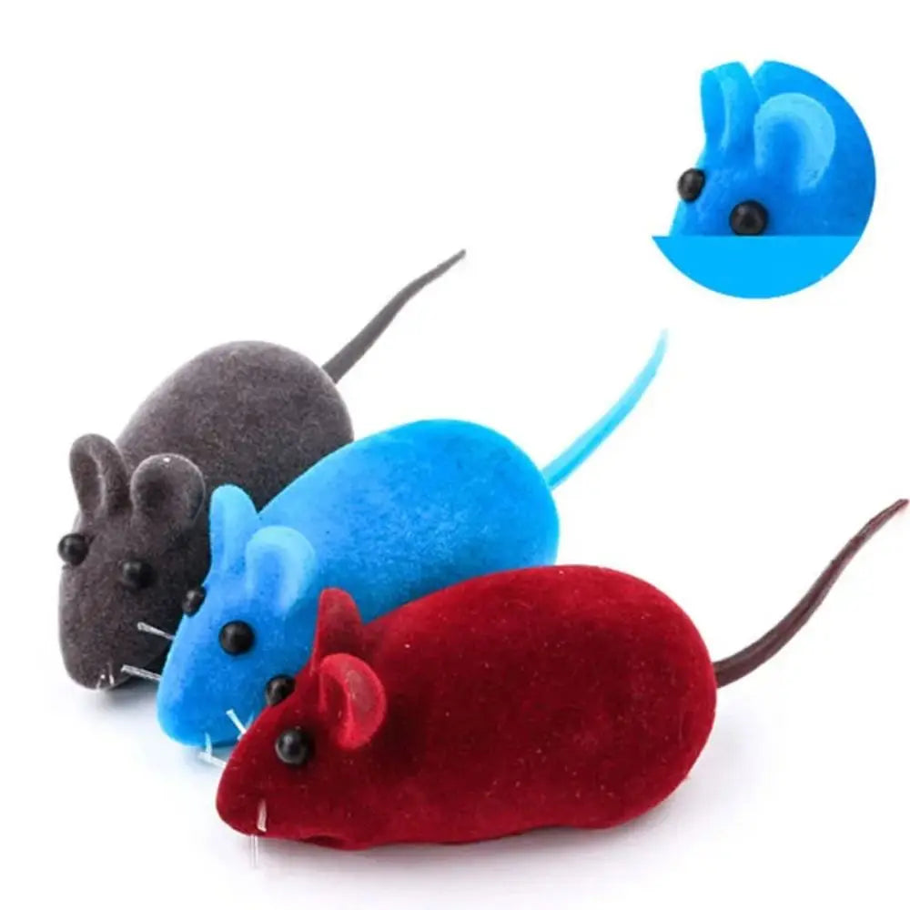 Souris sonore pour chat en caoutchouc — jouet souris, 6 coloris – photo 6