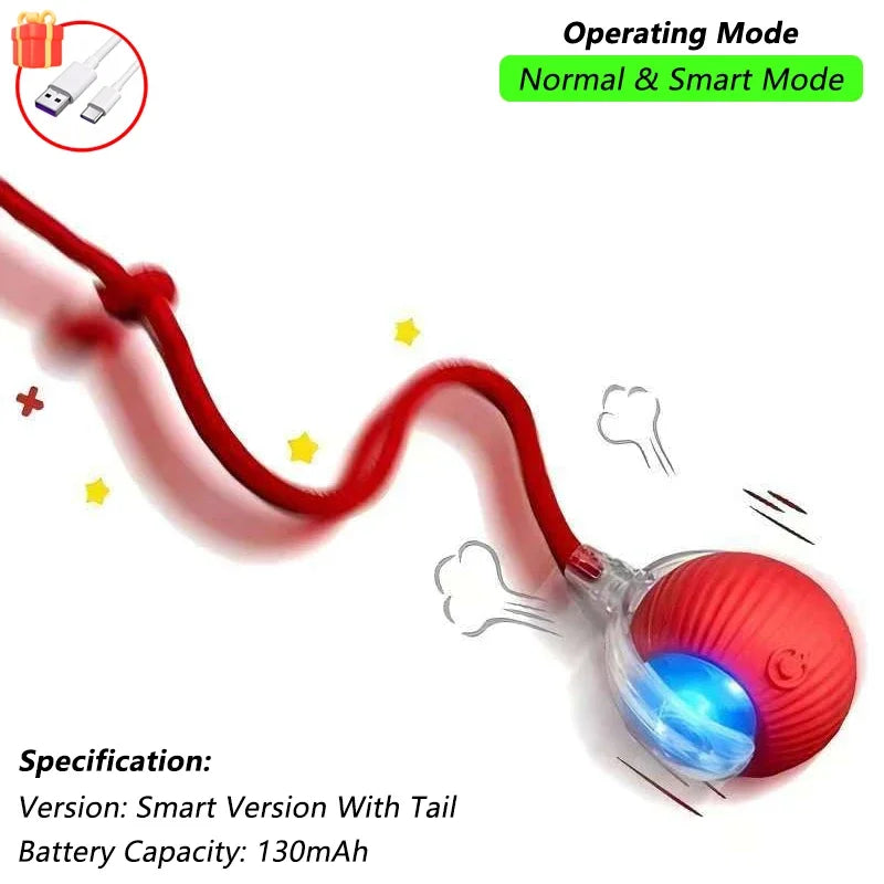 Balle interactive pour chat à roulement automatique — rechargeable – photo 17