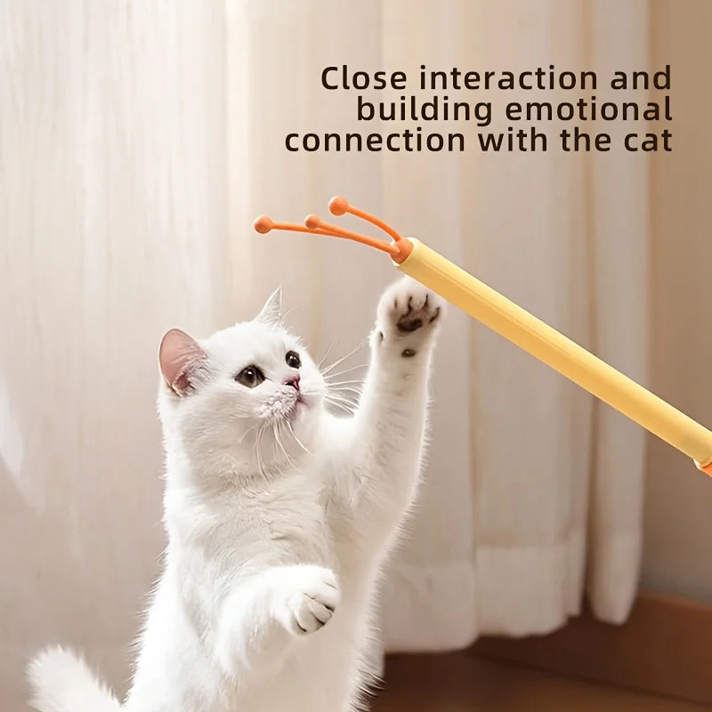 Canne pour chat 2 en 1 rétractable — embout double face, 3 coloris – photo 4