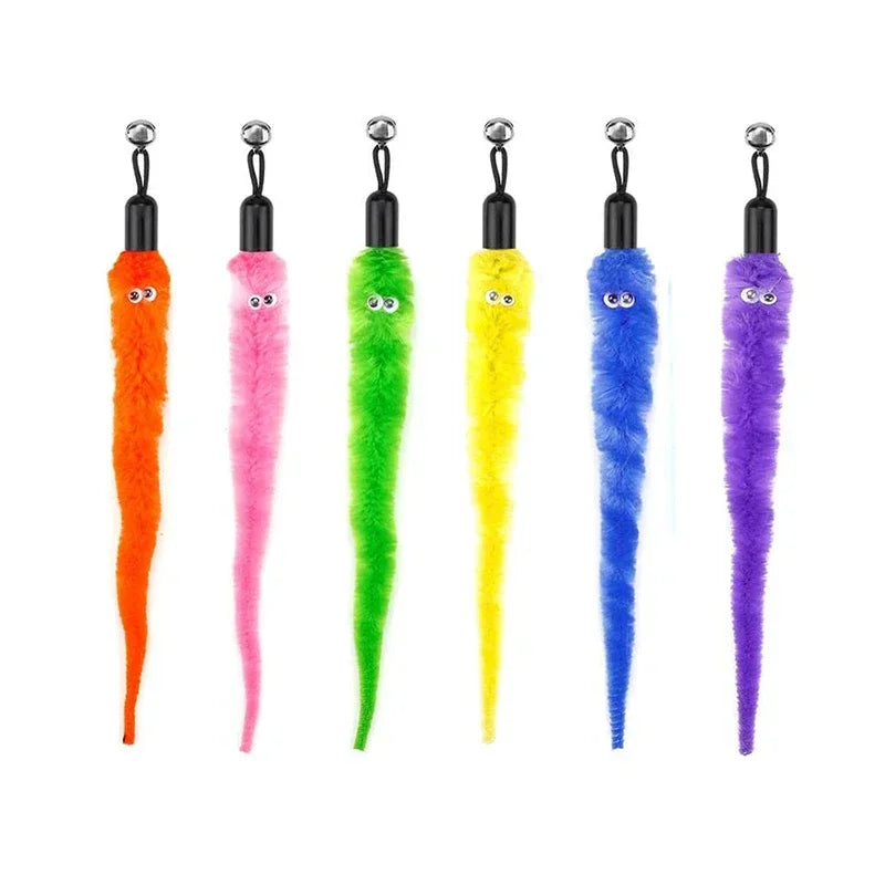 Recharges pour canne à chat — plumes, oiseaux, vers à grelot, balles – photo 26