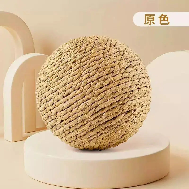 Balle en sisal pour chat — jouet sonore de 6, 7 ou 8 cm – photo 8