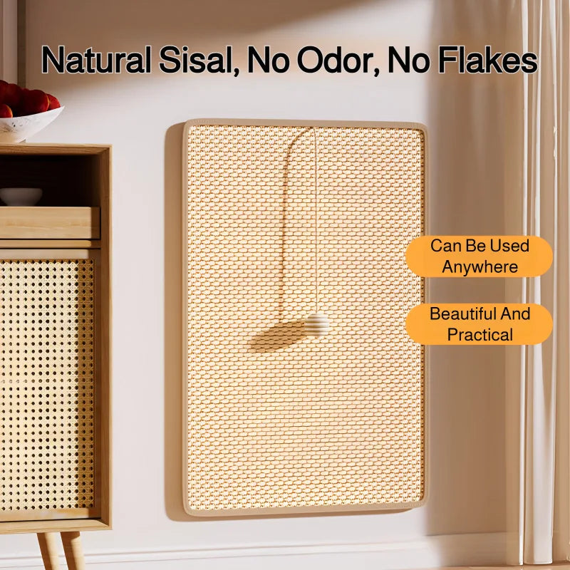 Tapis griffoir en sisal pour chat — protège canapé et meubles – photo 3