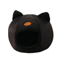 Lit grotte pour chat en coton — panier douillet fermé pour l'hiver – photo 7
