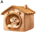 Maison pour chat en peluche ours ou lapin — niche épaisse lavable – photo 7