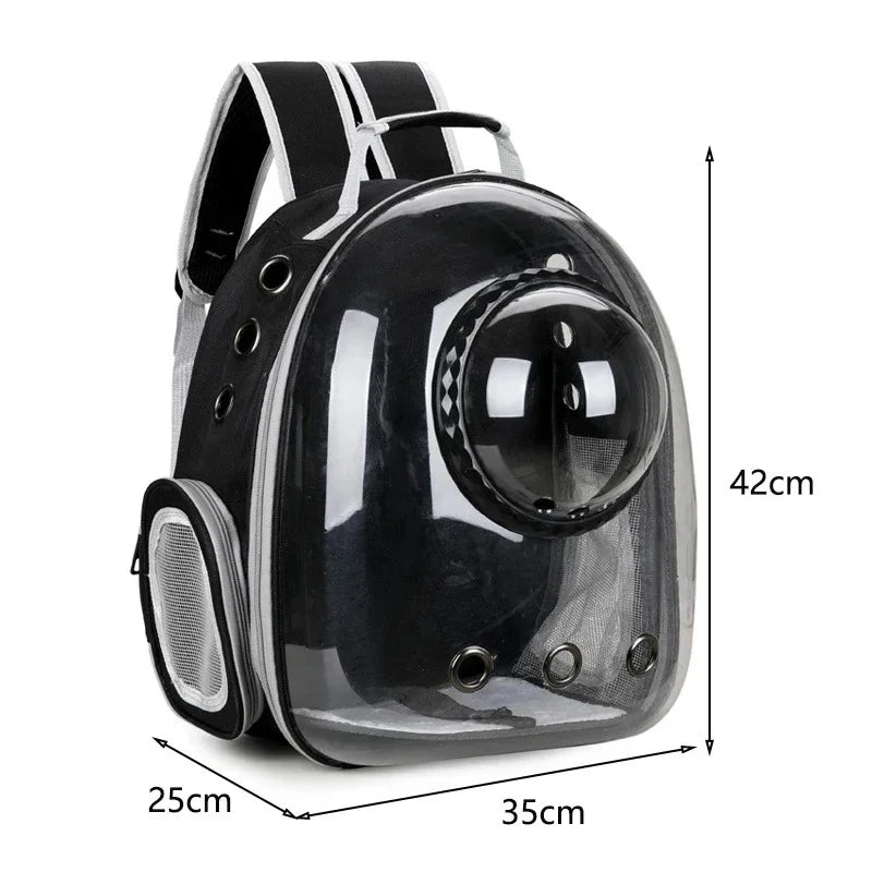 Sac à dos de transport pour chat à hublot transparent – photo 6