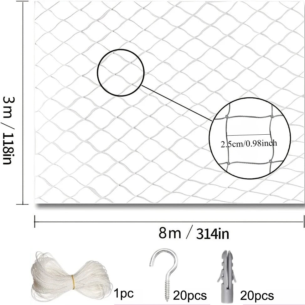Filet de protection transparent pour chat — balcon et escalier – photo 8