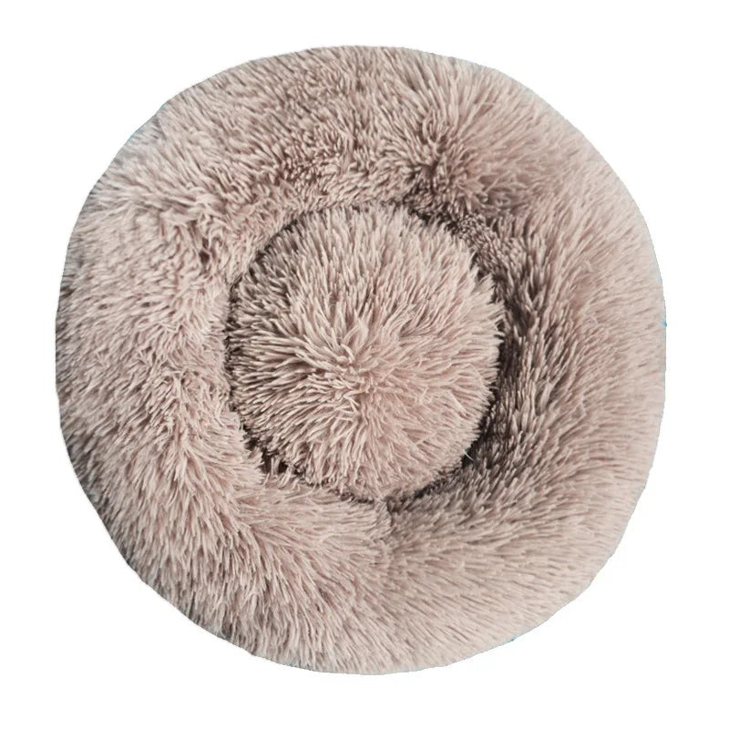 Lit rond pour chat en peluche — panier douillet lavable – photo 26