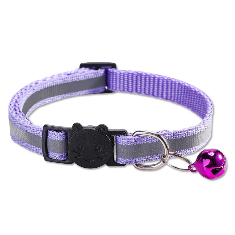 Collier pour chat réfléchissant avec grelot — boucle détachable – photo 7