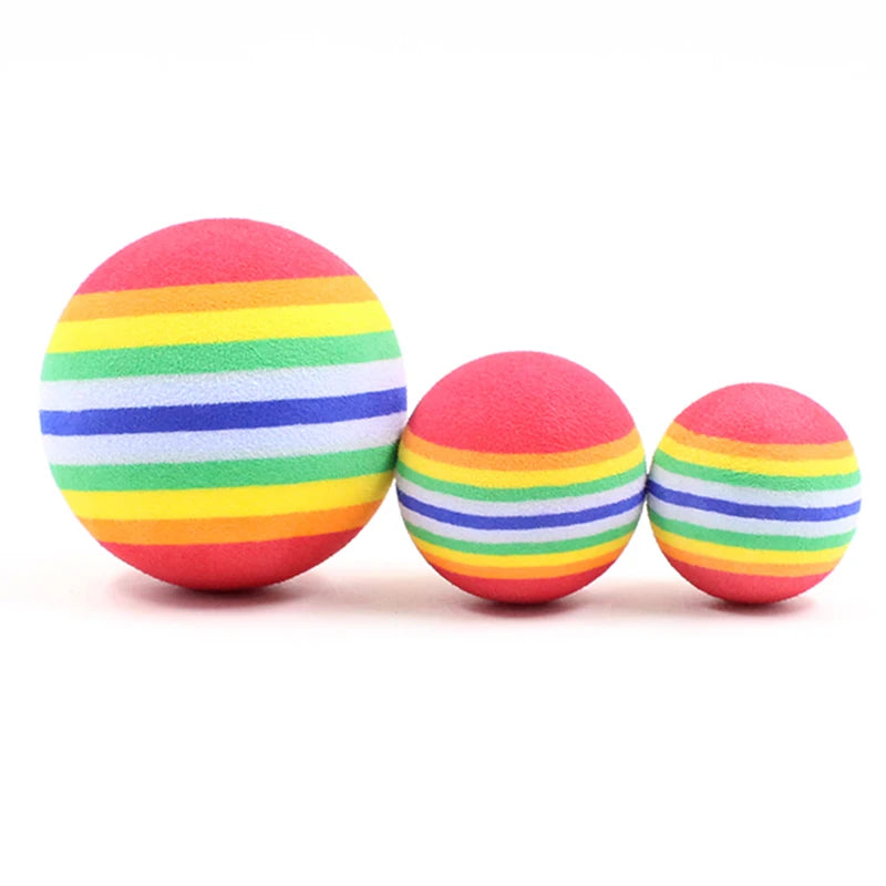 Balles en mousse EVA pour chat — lot de 5, 10 ou 30