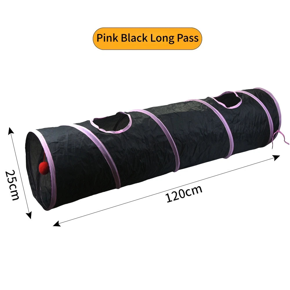 Tunnel pour chat pliable bruissant — en S, T, Y ou long – photo 19