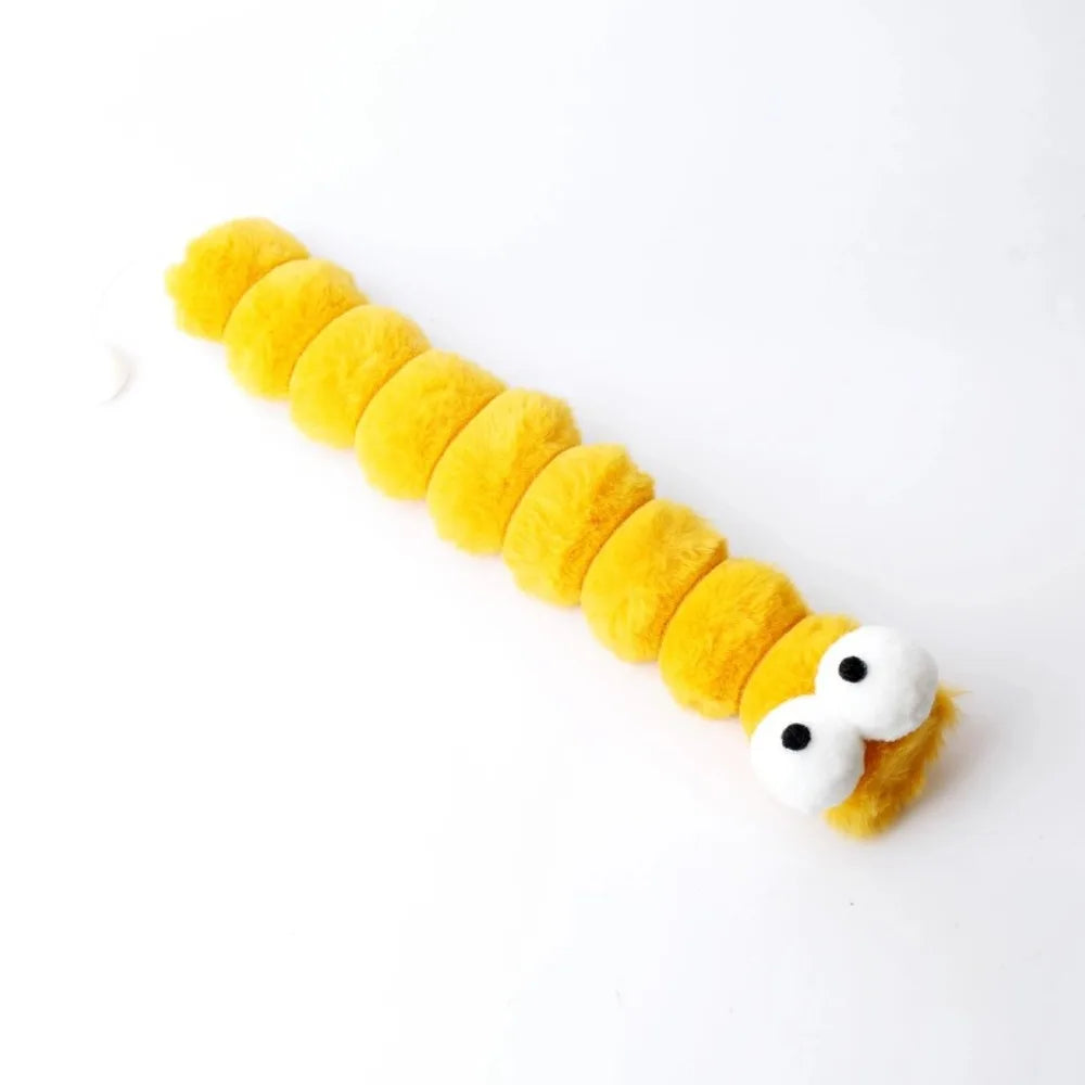 Jouet chenille pour chat à l'herbe à chat — coussin à mordiller – photo 8