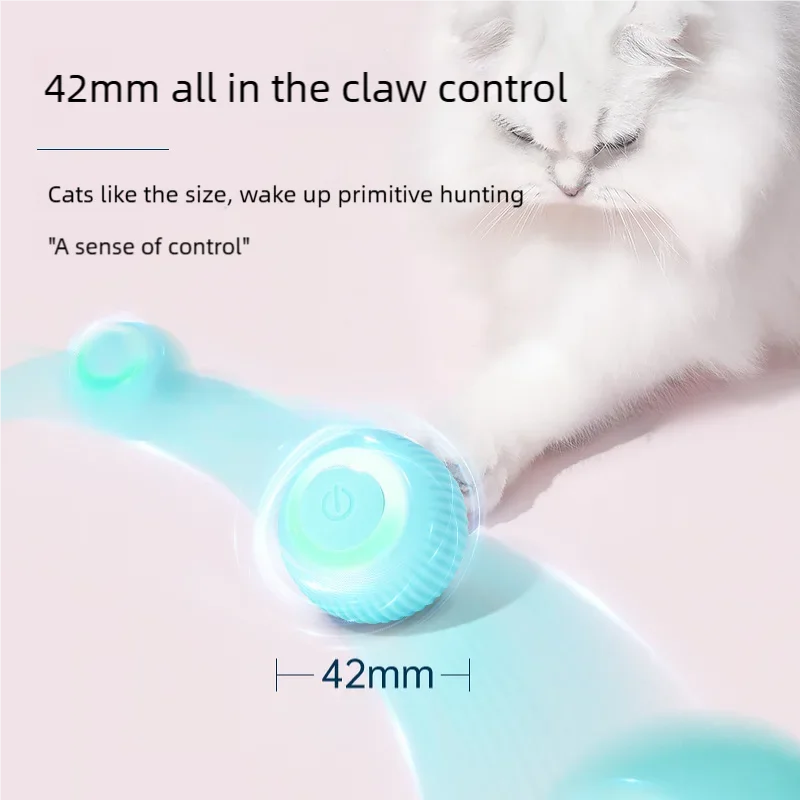 Balle automatique pour chat — jouet interactif qui roule seul – photo 6