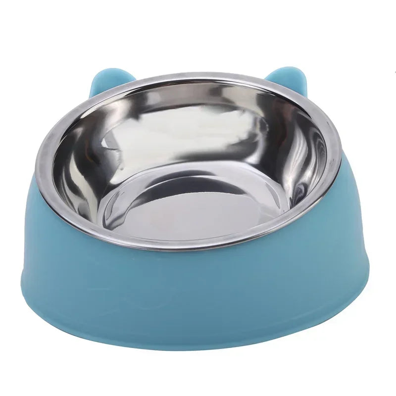 Gamelle double pour chat en inox inclinée à 15° — 400 ml – photo 7