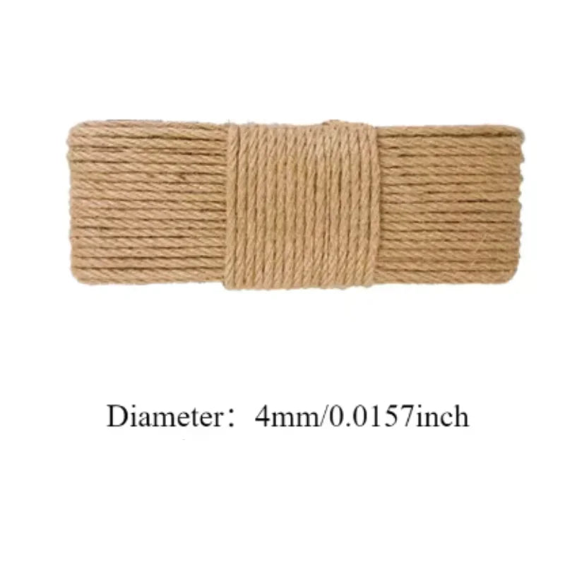 Corde en sisal naturel pour griffoir de chat — 4, 6 ou 8 mm – photo 9