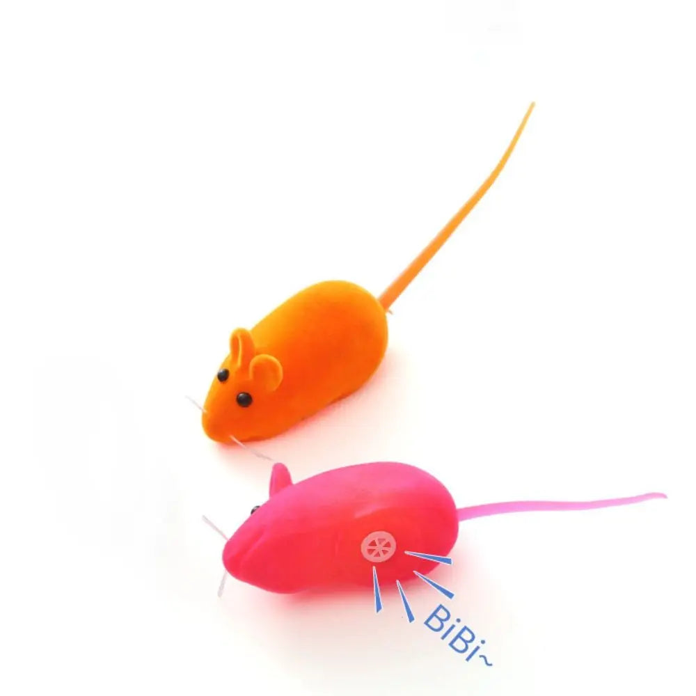 Souris sonore pour chat en caoutchouc — jouet souris, 6 coloris – photo 5
