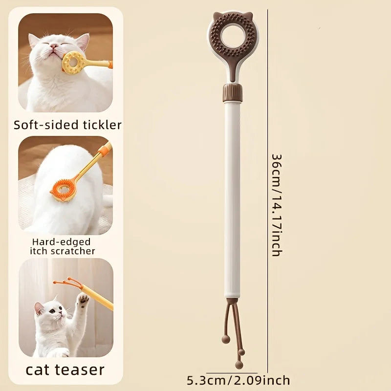 Canne pour chat 2 en 1 rétractable — embout double face, 3 coloris – photo 7
