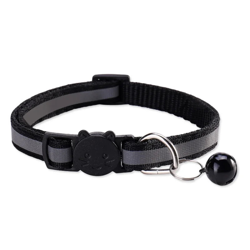 Collier pour chat réfléchissant avec grelot — boucle détachable – photo 11