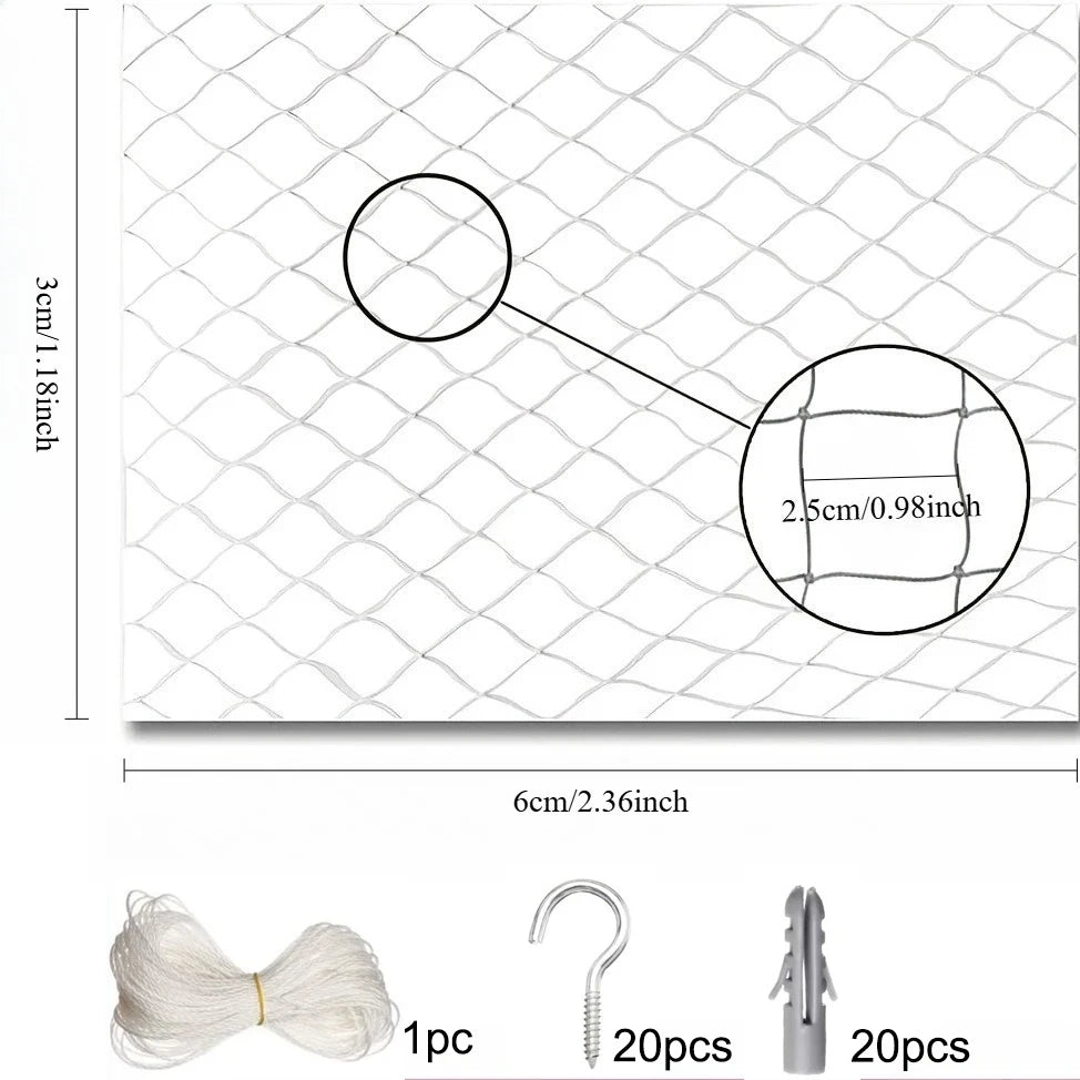 Filet de protection transparent pour chat — balcon et escalier – photo 7