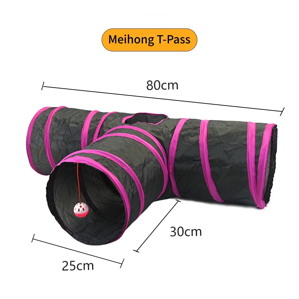 Tunnel pour chat pliable bruissant — en S, T, Y ou long – photo 20