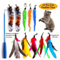 Recharges plumes pour canne à chat — lot de 11 têtes de rechange – photo 7