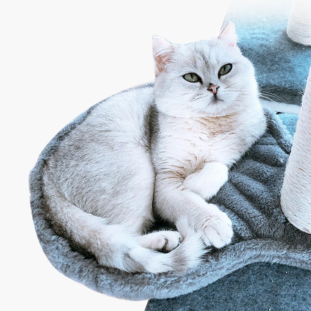 Hamac pour arbre à chat en peluche — lit cuillère suspendu – photo 4