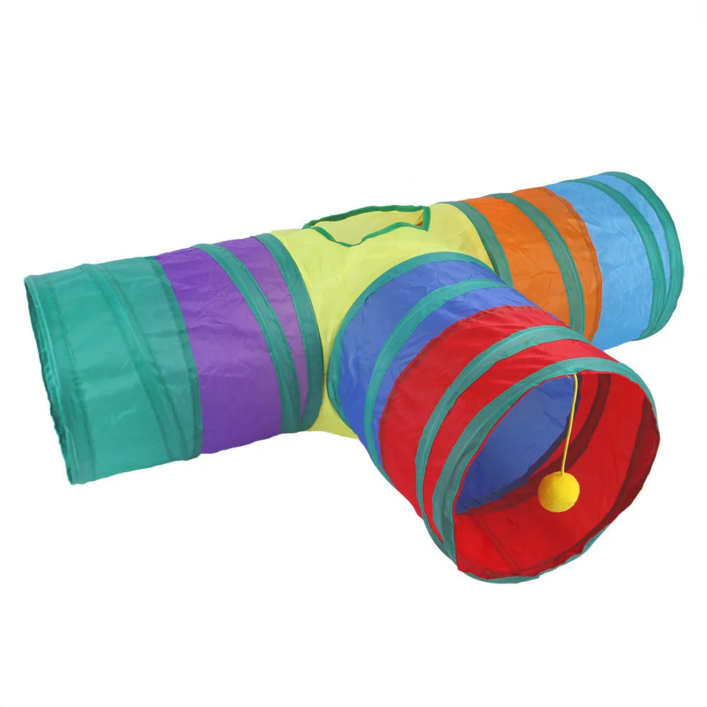 Tunnel pour chat pliable bruissant — en S, T, Y ou long – photo 23
