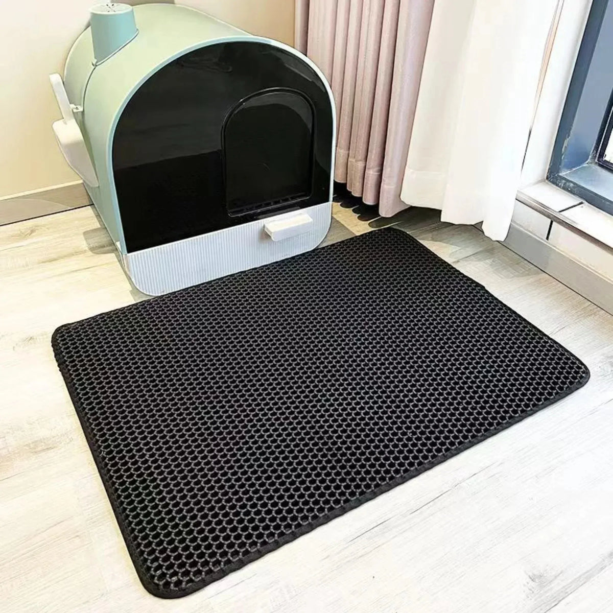 Tapis de litière pour chat imperméable double couche — antidérapant – photo 9