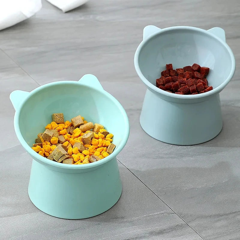 Gamelle inclinée surélevée pour chat — plastique, 3 coloris – photo 4