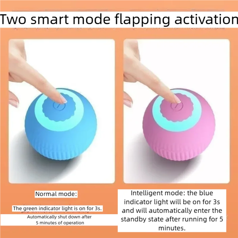 Balle automatique pour chat — jouet interactif qui roule seul – photo 5
