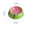 Gamelle en céramique pour chat forme fruit — pastèque, fraise, orange – photo 10