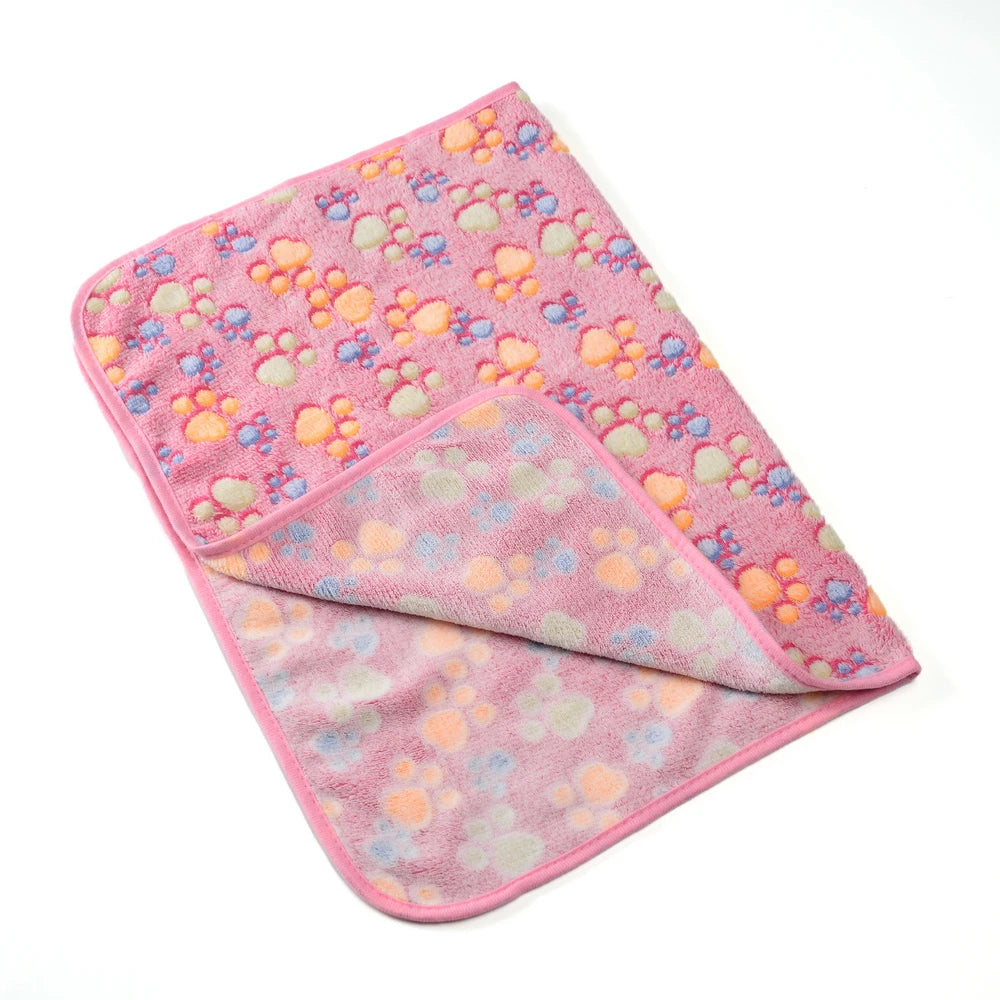 Couverture pour chat en polaire motif pattes — XS à L, 5 coloris – photo 3